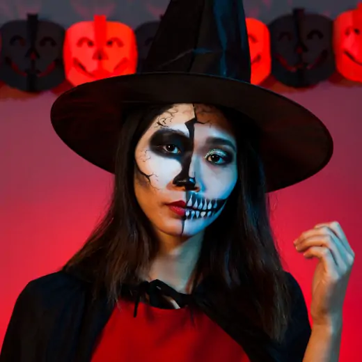 Photocall sur le thème d'Halloween